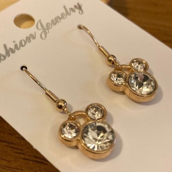 Handmade Jewelry - 2/$16~Crystal Mickey Mouse Earrings